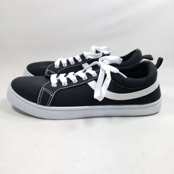 OT Revolution Men's Size 10 Black Canvas Sneakers - Picture 3 of 8